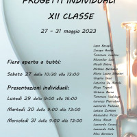 Presentazione progetti individuali XII classe