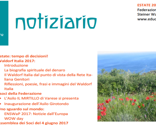 Notiziario N. 20 Federazione Scuole Waldorf