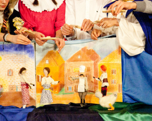 Teatrino di marionette in VII Classe