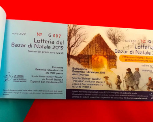 Sono arrivati i biglietti della Lotteria del Bazar 2019