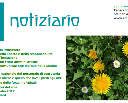 Notiziario n. 19 Federazione Scuole Waldorf