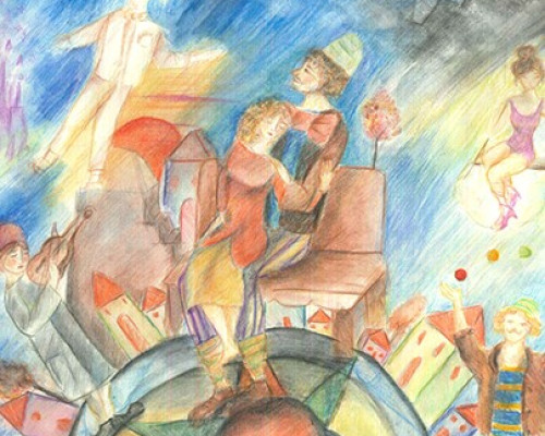 La favola dei saltimbanchi - invito alla Recita di VIII Classe