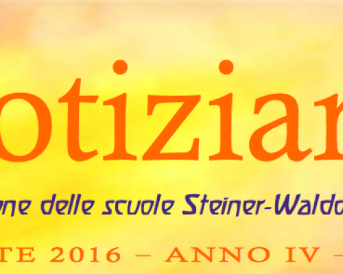 Notiziario N. 16 Federazione delle Scuole Steiner Wandorf 
