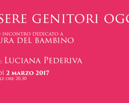 Ultima conferenza su La Cura del bambino 