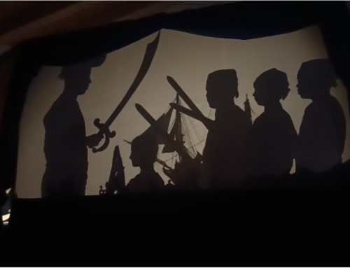 Il teatro di ombre cinesi di VII classe