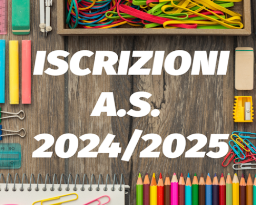 Iscrizioni a.s. 2024/2025
