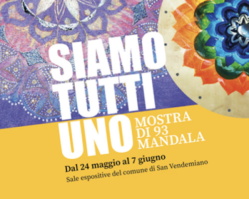 Mostra | SIAMO TUTTI UNO mostra di 93 mandala